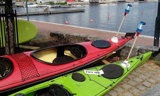 Location de kayak simple en fibre de verre à Kuopio, Finlande