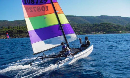 Beach Catamaran Rental for 2 People in Naregno, Italy