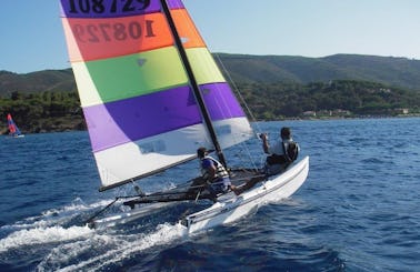 Beach Catamaran Rental for 2 People in Naregno, Italy