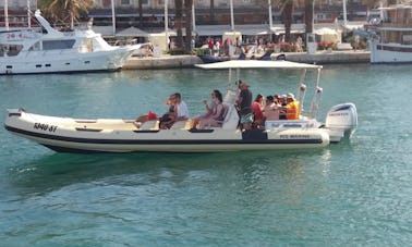 Charter the 31' RIB or 10 people with Skipper In Split, Croatia