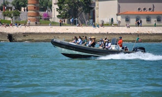 Lisbon Cultural Boat Tour on a Speedboat 1h