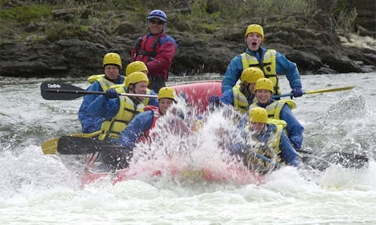 Rafting West of Sundre, Canada