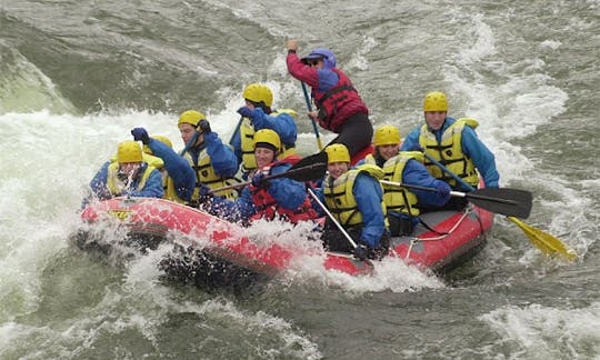 Rafting West of Sundre, Canada