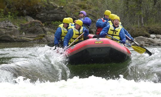 Rafting West of Sundre, Canada