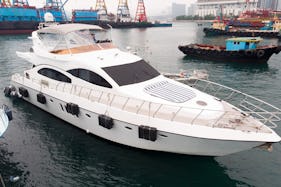 Azimut 78 Power Mega Yacht For 30 People in Hong Kong Island