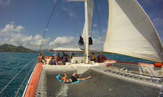 All Inclusive Tour aboard the Biggest Catamaran in Dominican Republic