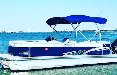 Book an 24ft Avalon Pontoon Party Boat for 10 People in Miami, Florida