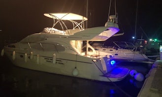 Motorboat Azymut 46 Fly Motor Yacht for rent in Skiathos new port