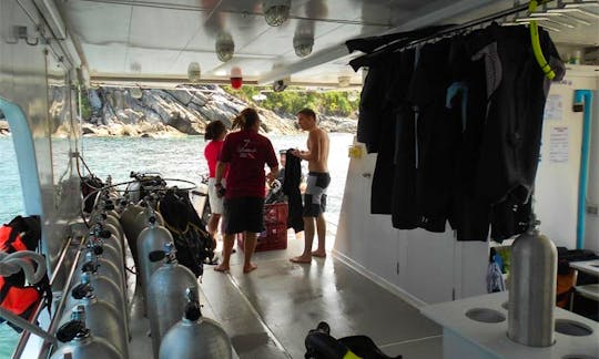 Full Day Diving Trip on the Andaman Sea in Thailand - 55 People Boat Capacity