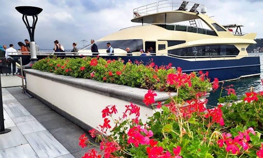 Mega Yacht Charter for Up to 75 Guests in İstanbul, Turkey