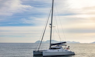 GOLDO, the dream Catamaran for rent to sail Galicia, Spain