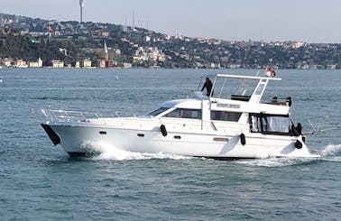 Captained Charter on 57' Motor Yacht for 14 People in İstanbul, Turkey