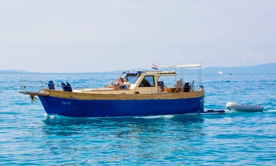 Experience the Adriatic Riviera at its best on this beautiful boat from Split, Croatia