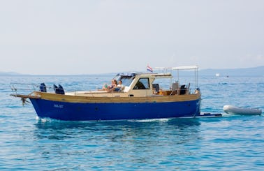 Experience the Adriatic Riviera at its best on this beautiful boat from Split, Croatia