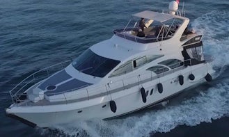 55 ft Azimut Motor Yacht Rental for 12 People in İstanbul, Turkey