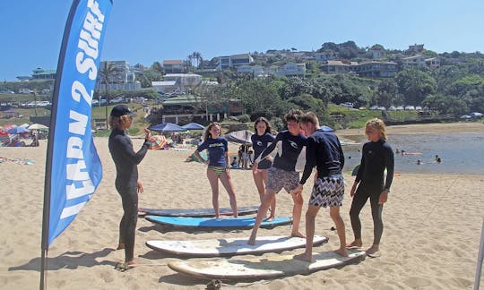 1 Hour Private Surf Lesson In KwaZulu-Natal, South Africa