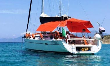 Charter 45 Elan yacht Cruirsing Monohull in south Sardinia, Italy