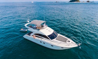 Charter 42' Princess Motor Yacht in Phuket Thailand with Professional Captain, Hostess and Crew