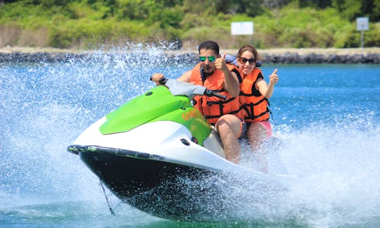 Feel refreshed with high speeds on the sea, as you ride your jet ski and have your very own James Bond moment!