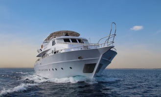 Luxury Motor Yacht In The Red Sea
