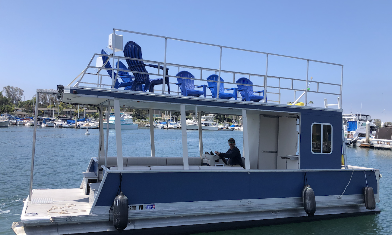pontoon boat double decker