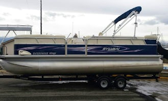 23 ft Sylvan Mirage Pontoon 8522 Available for Rent in Kelowna, Canada