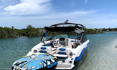 Tubing & Wakeboarding Behind a Jet Boat