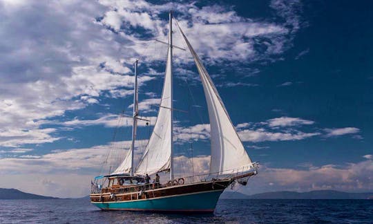 Sailing Charter 80ft Gulet with Captain and Crew in Corfu, Greece