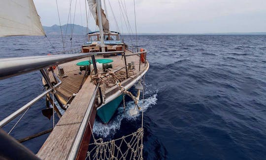 Sailing Charter 80ft Gulet with Captain and Crew in Kos, Greece