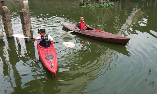 With our #HomeMadeKayak