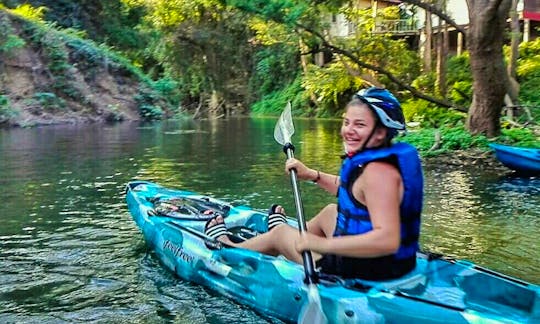 Soft Adventure​ Kayaking​ at Lamtakong river, Nakhonratchasima, Thailand