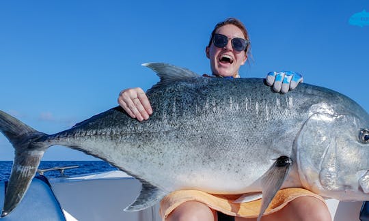 Enjoy Fishing in Ari Atoll, Maldives on Center Console