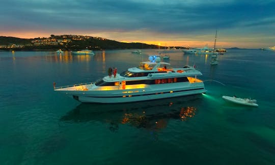 98' Hessen Mega Yacht in Barcelona, Spain - Heartbeat of Life! -
