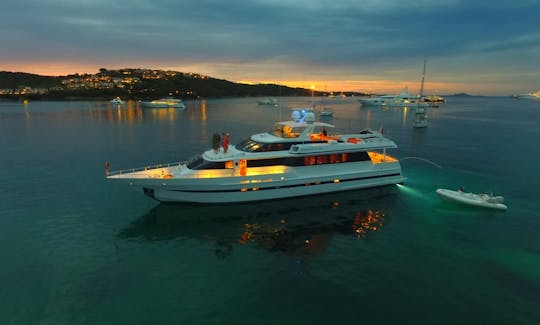 98' Hessen Mega Yacht in Barcelona, Spain - Heartbeat of Life! -