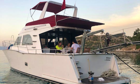 Charter a 39' Motor Yacht for 12 People in Muğla, Turkey!
