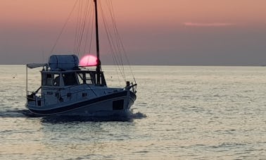 Barco tradicional de madeira artesanal “Olga”