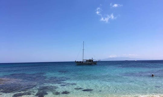 Bateau en bois traditionnel « Argonaftis » fait main