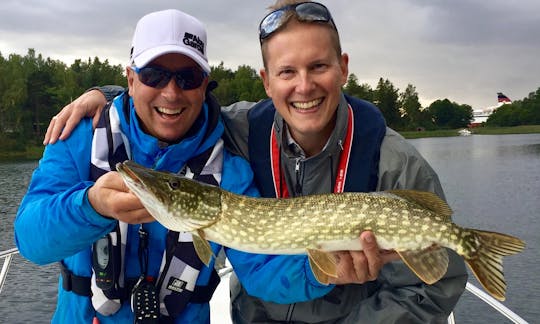 Fishing Adventure in Stockholm Archipelago with Sea Pro 24 Bay Center Console