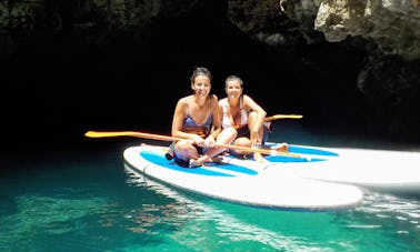 Amazing Stand Up Paddle Cave Tour in Raposeira, Portugal