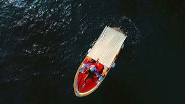 Private Boat Tour Around Island of Capri with classic gozzo