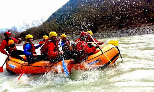 During the rafting trip