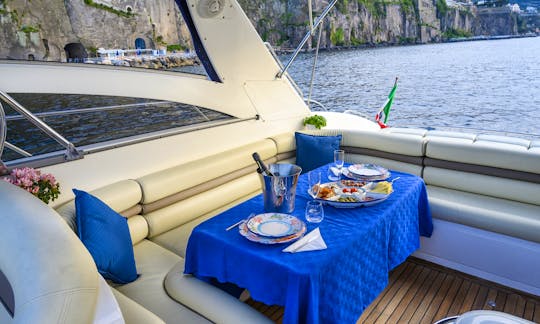 Princess V55 ft Motor Yacht Rental in Sorrento, Italy