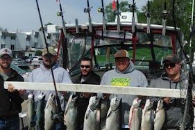Fishing Charter for 6 Person in Kenosha, Wisconsin