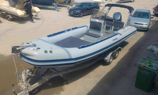 Get this Fast Oceanic Ribs Millennium 700 in Lefkada, Greece