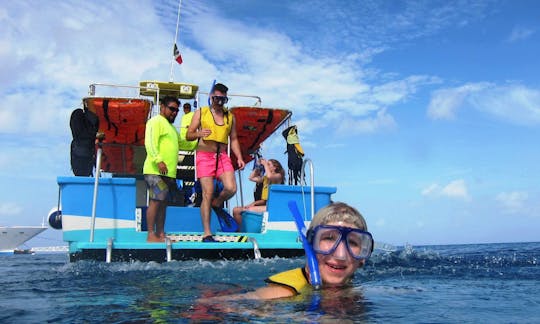 Cozumel Snorkeling by Glass Bottom Boat (Starting at Cozumel)