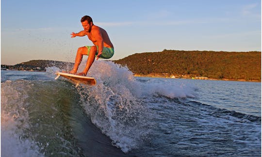 Surf and Wakeboard Our MasterCrafts on Lake Travis!