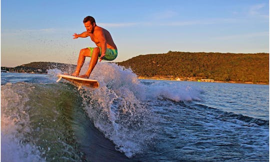 Wakesurf and Wakeboard on Lake Travis!