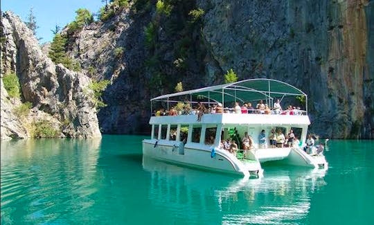 Catamaran Tour on Green Canyon in  Alanya side Antalya