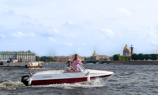 Rent Boat "Tolsty" for 2-4 People in Saint Petersburg, Russia