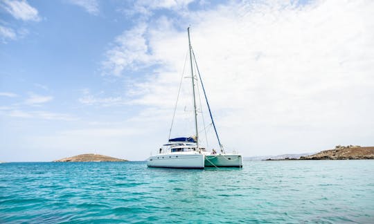 Kymo 43ft Belize Fountaine Pajot Rental in Ornos, Mykonos, Greece